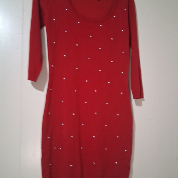 Derek Heart Dresses & Skirts - Derek Heart Red Mini Dress with White Accents